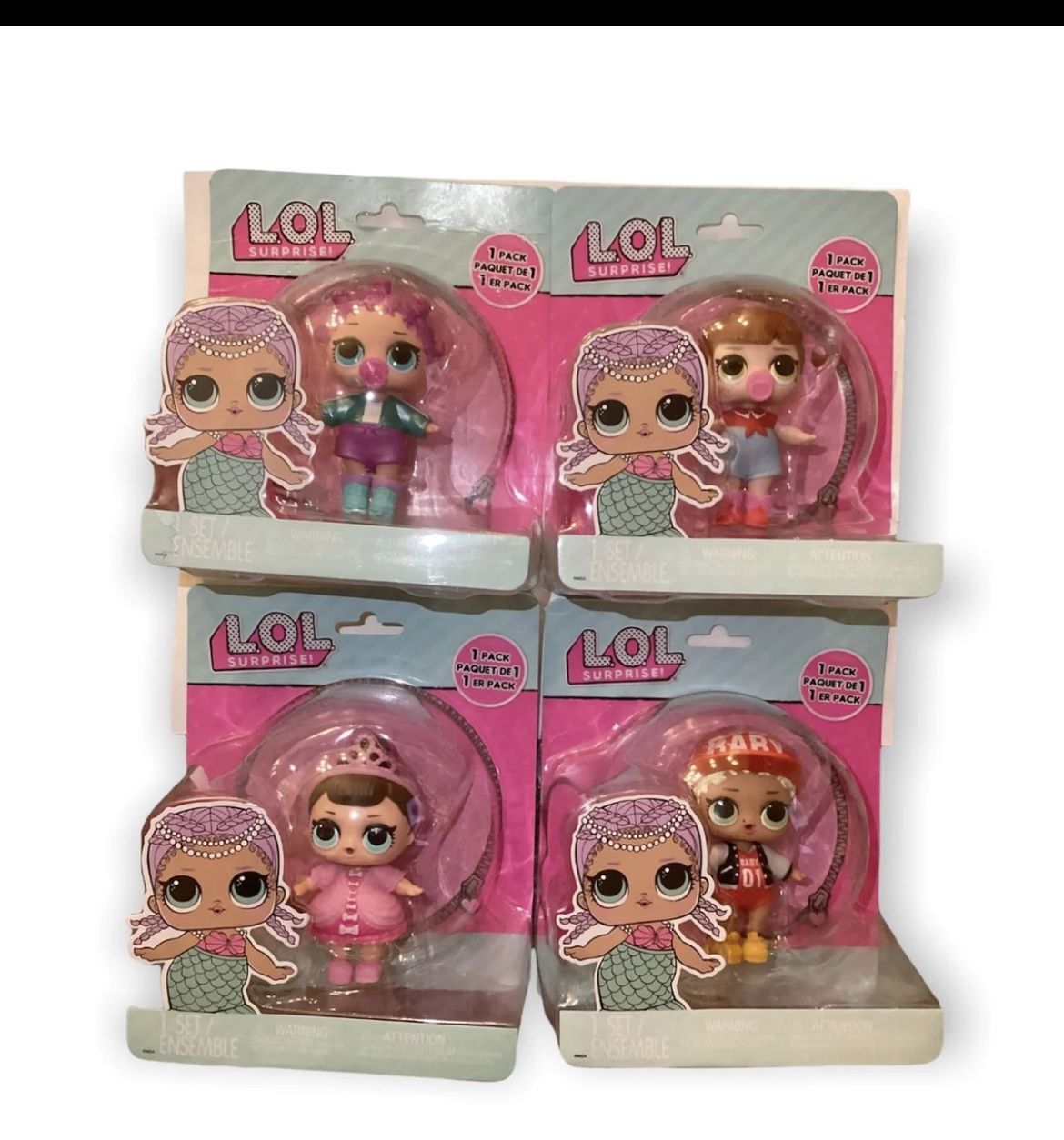 LOL SURPRISE DOLLS LOT OF 4