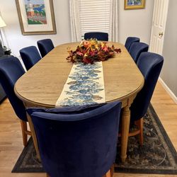 Restoration Hardware Dining Table + 8 Chairs