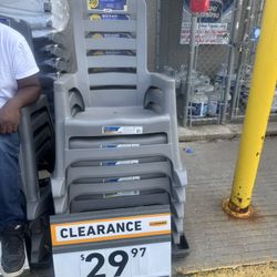 Rocking Chair gray and white 