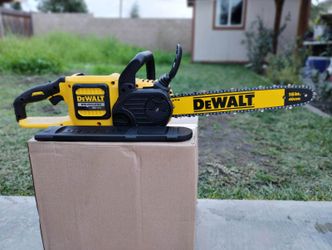 DeWalt 60 volt flex volt chainsaw 16in..$120..firm on price.. brand new... pickup only..first come first served...