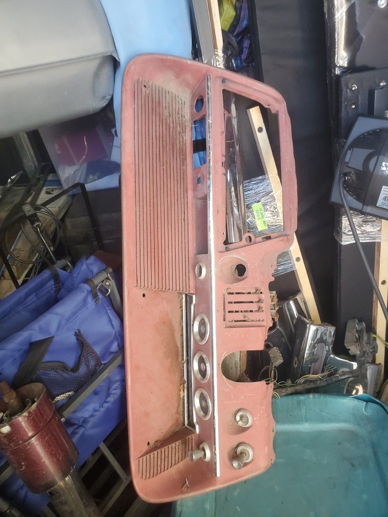61 Impala Dash Cluster With Speedo Temp Guages Ect