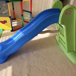 Little Tikes Easy Store Large Slide , Blue/Green