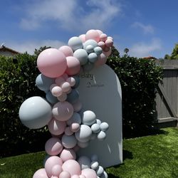 Gender reveal Balloon Backdrop