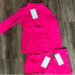 Lululemon Define Jacket And Leggings Set