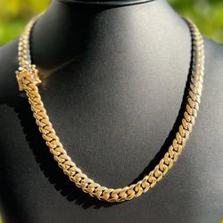 10k solid Yellow Gold Big boy VIP Brand new Cuban link 21” Chain necklace 101.7 grams 8mm