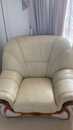 Almost Free 3 pcs leather sofa