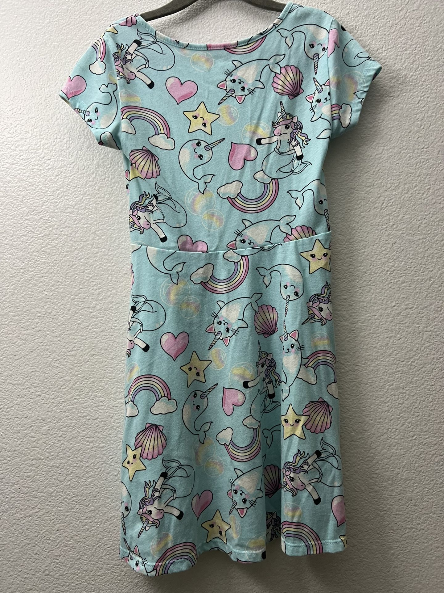 Girls Unicorn Mermaid Dress