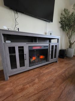 Fireplace & TV Stand
