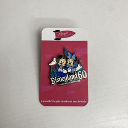 Diamond Celebration 60th Anniversary Walt Disneyland pin