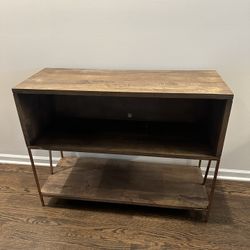 CB2 Bookshelf Two Shelves Vinyl storage 