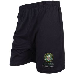2XL-U.S. Army Black Athletic Shorts