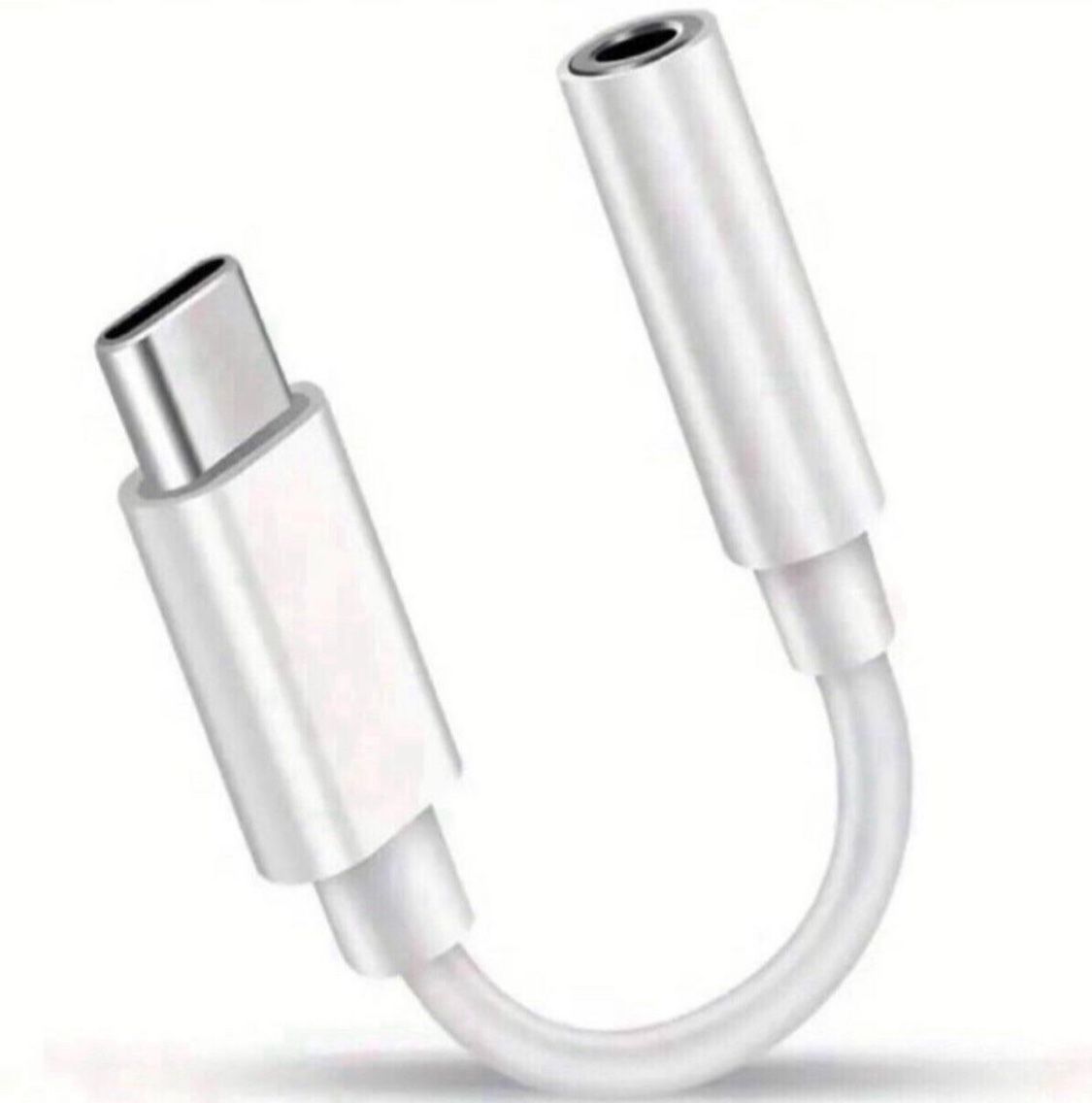 Type-C to 3.5mm Headphone Jack Adapter, 1pc Male to Female USB-C Audio Aux Cable Cord Converter, iPhone 15 16 / Android Phones Cellphones Devices