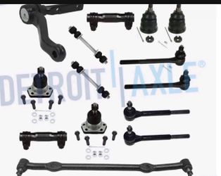 Detroit Axle 14 Pcs Complete Front End Suspension Kit (BRAND NEW) For G Bodys 