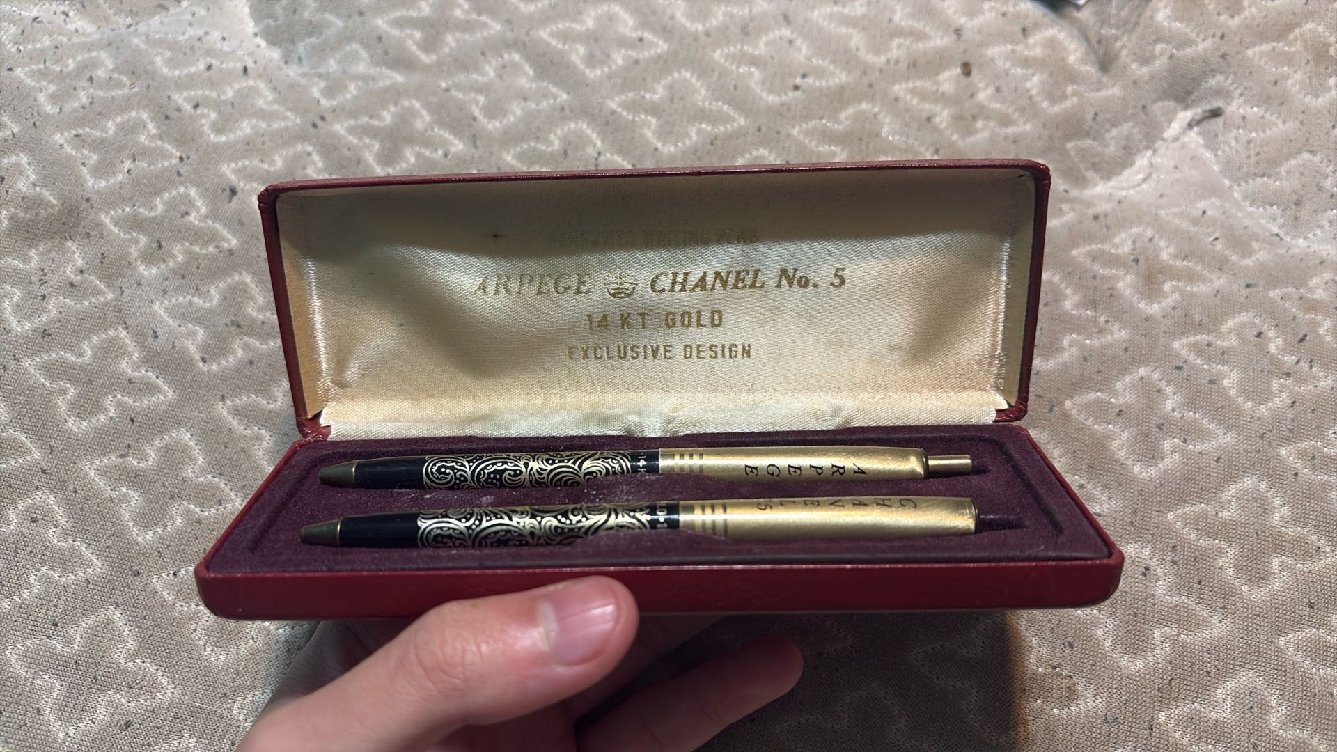 Chanel No. 5 14KT Gold collector pens