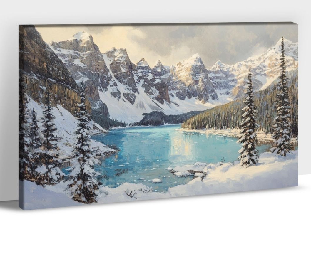 24x36 Winter Canvas Wall Art