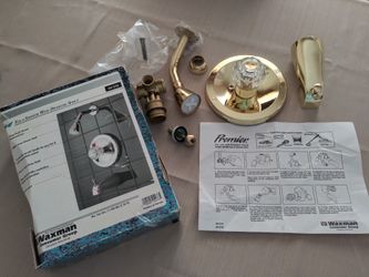 Tub Faucet Gold Tone Premiere
