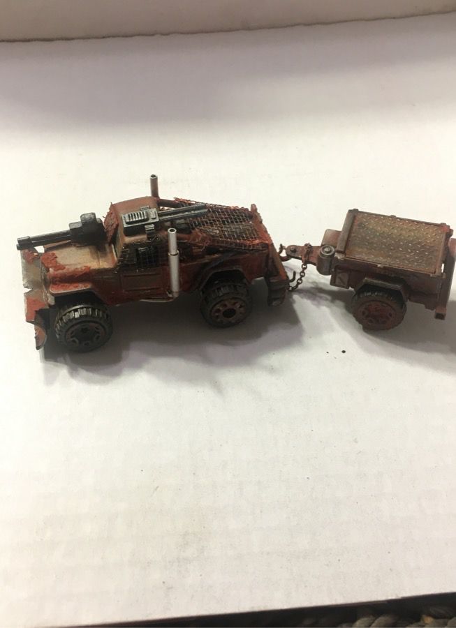 Walking dead vehicle and trailer