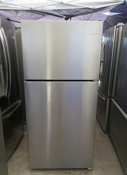 Amana Top Mount Stainless Refrigerator
