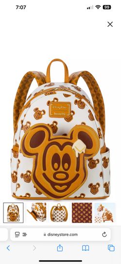 Mickey Mouse Loungefly Waffle Backpack