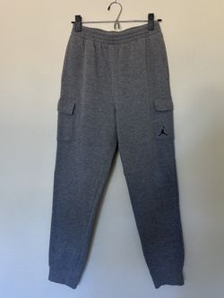 Jordan Gray Fleece Cargo Joggers