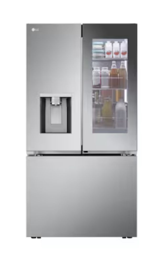 LG French Door Fridge With Glass Door