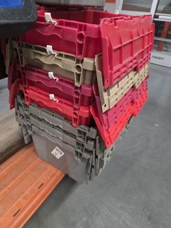 Plastic Storage Bins (10 count)