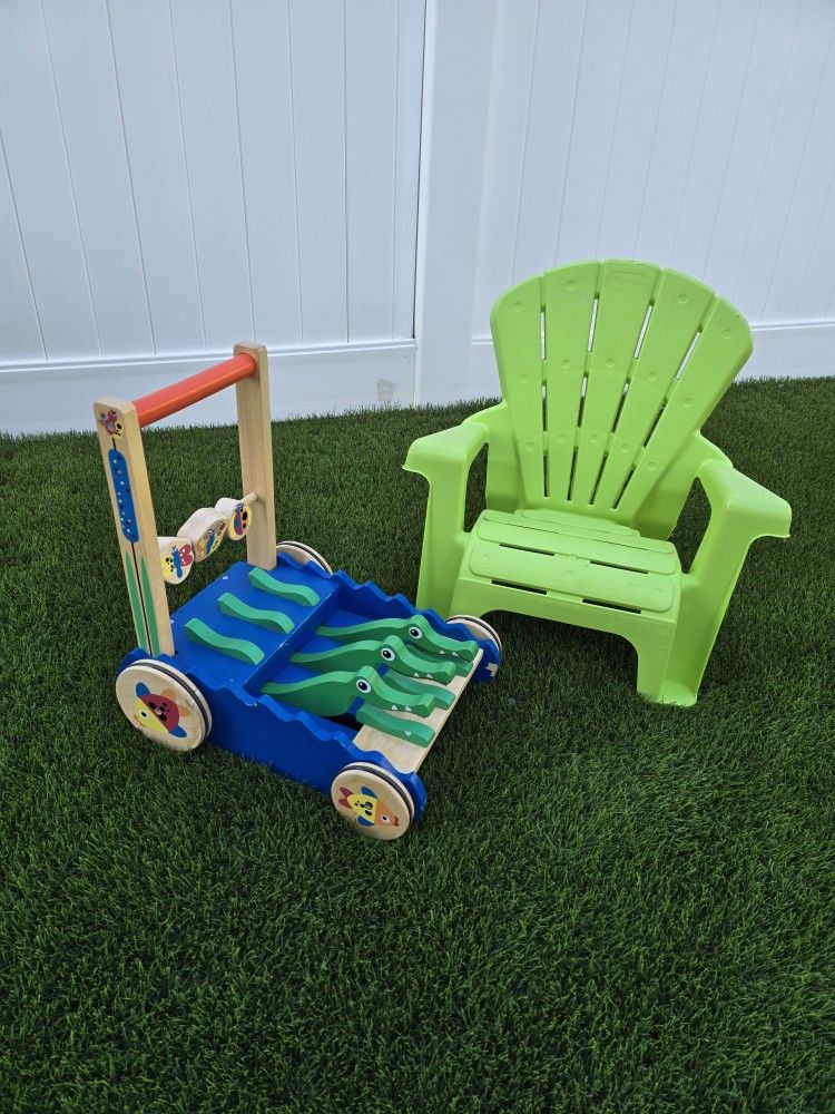 Baby Push Toy And Chair