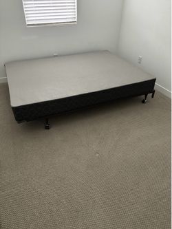 Box spring and frame