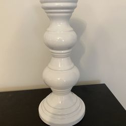 Williams Sonoma Porcelain Candle Pedestal Holder