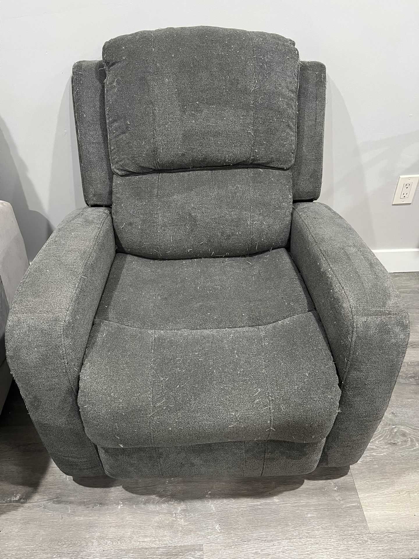 FREE Gray Recliner Chair (Please Read Description!!!)