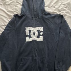 DC blue zip up 