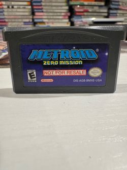 Metroid Zero Mission Game Boy Advance Cartridge