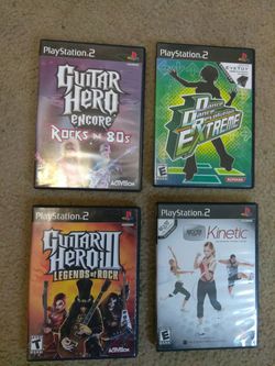 (4) PS2 PlayStation 2 games