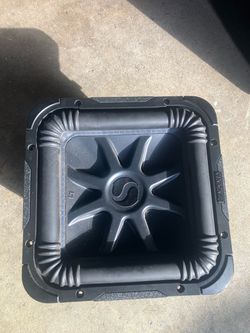 KICKER 44L7S104 Car Audio Solo-Baric 10" Subwoofer Square L7 Dual 4 Ohm Sub