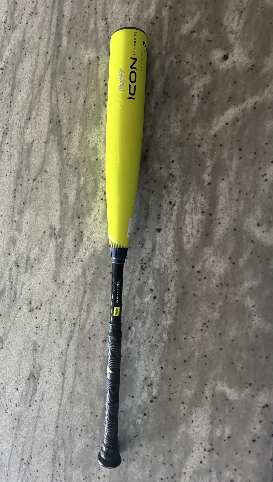 Rawlings Icon Glowstick BBCOR 31/28 Almost New