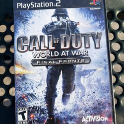 Call Of Duty World At War Final Fronts (PS2) 