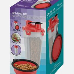 On The Go Pet Water & Food Bottle 