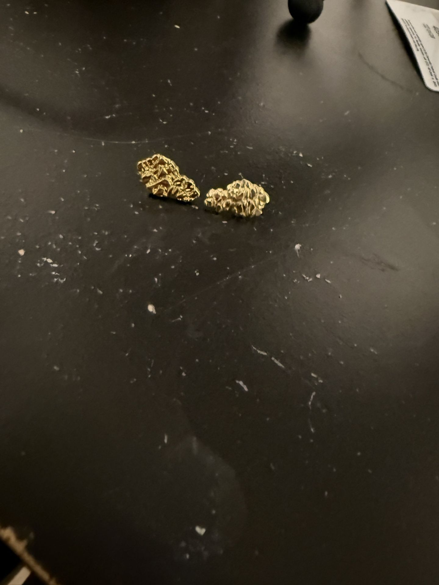 Gold Nugget Earrings