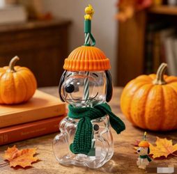 Peanuts +Starbucks 2026 Snoopy glass