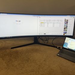 Samsung 49” Curved Monitor