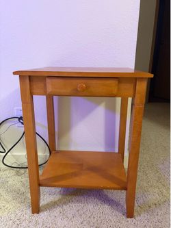 Small bedside nightstand