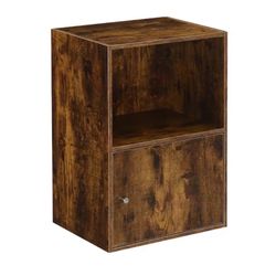 Xtra Storage Barnwood 1 Door Cabinet with Shelf @A9-797