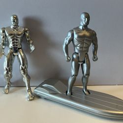 1980 Silver Surfer W/ Board & 1994 Silver Surfer Figure