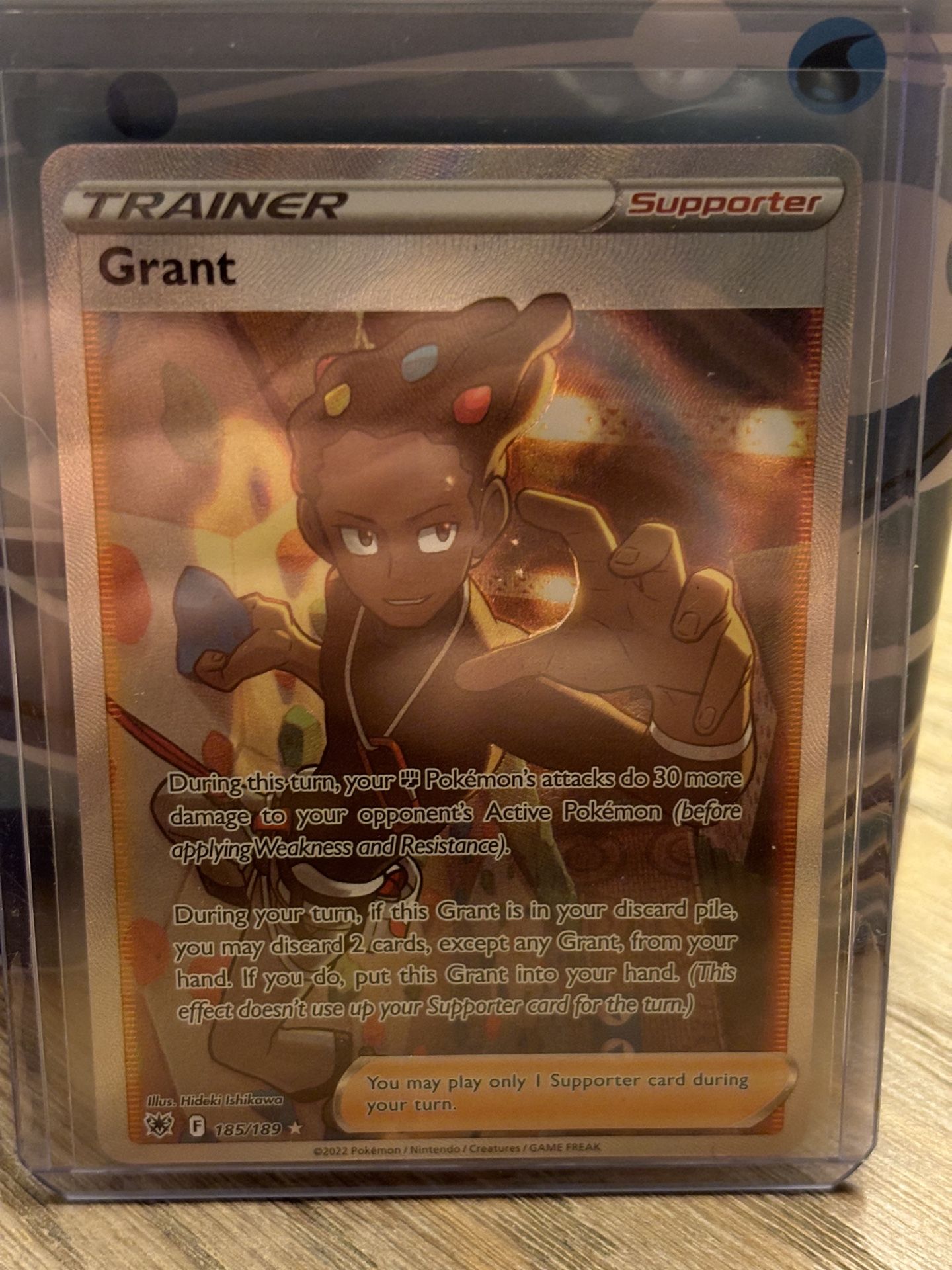Grant 185/189 SWSH Astral Radiance Full Art Trainer Holo Pokémon TCG 