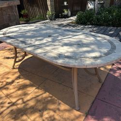 Outdoor Concrete Patio Table