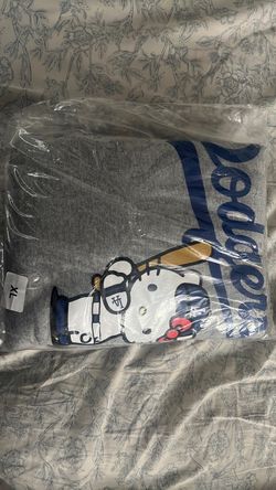 Dodgers 2026 Hello Kitty Grey Hoodie