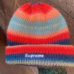 Supreme Multicolor Striped Beanie
