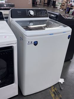 Midea 4.5 cu ft Smart Top Load Washer - MLTW45M4BWW - MSRP $700 - Our Price $350
