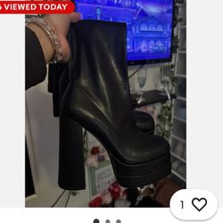 Platform Ladies Antique Boot