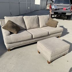 Sofa & Ottoman Set